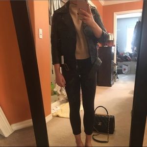 Asos leather moto jacket